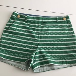 Anthropologie Meadow Rue green shorts. Size 8.